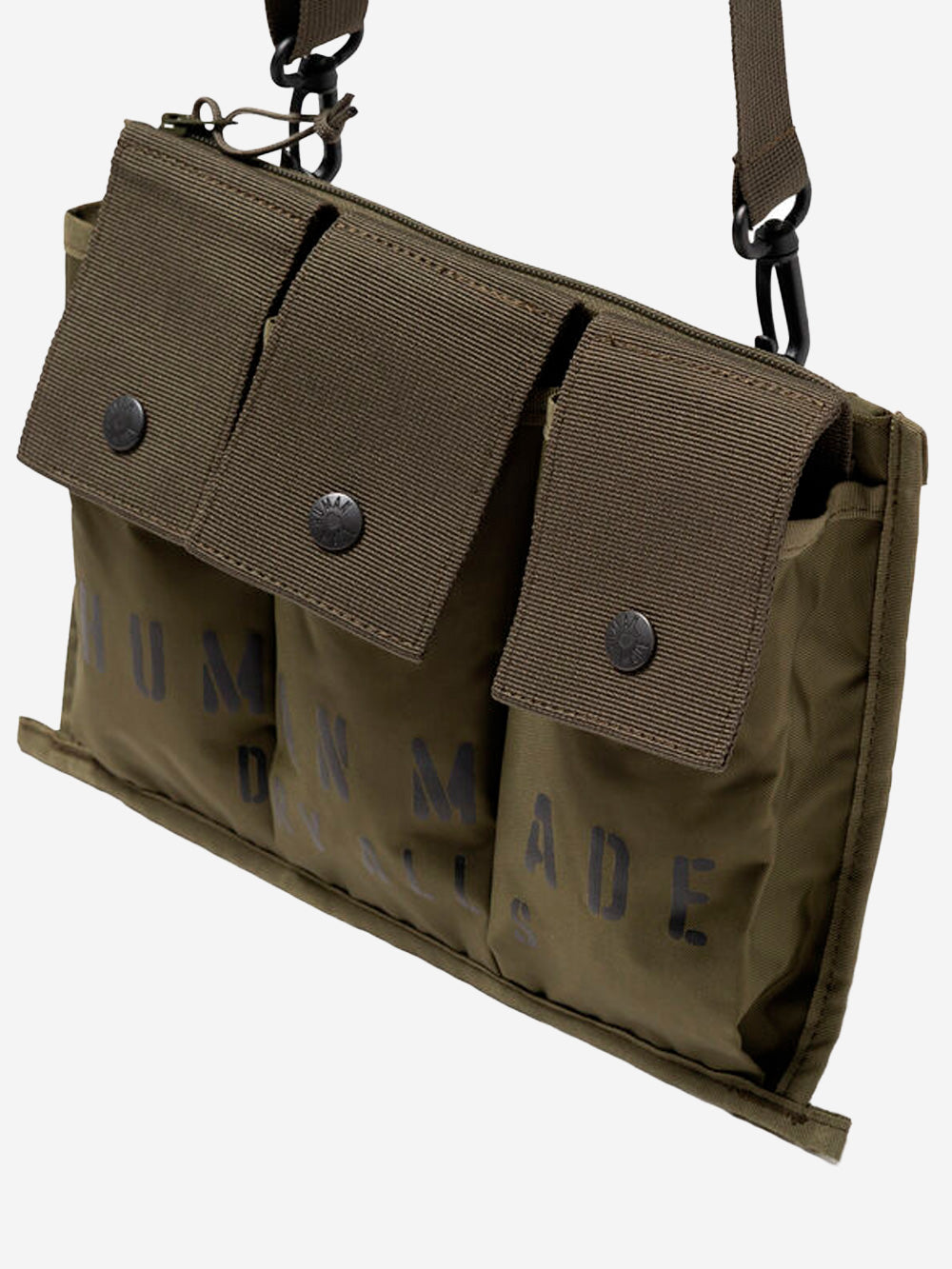 HUMAN MADE Military Shoulder Bag Olive Verde Urbanstaroma