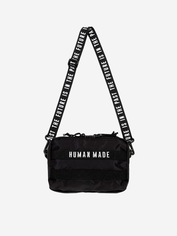 HUMAN MADE SHOULDER BAG ブラック HUMAN MADE Black Nylon Shoulder