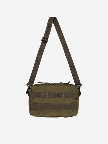 HUMAN MADE Nylon Shoulder Bag Olive Verde