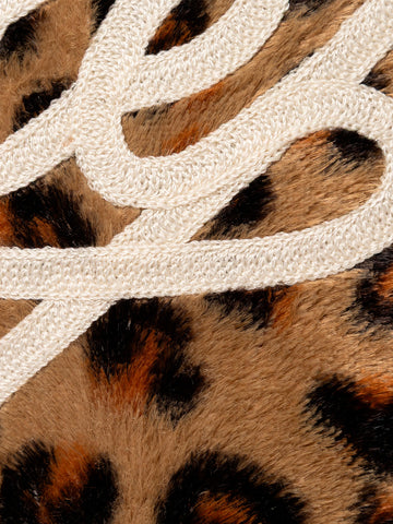 HUMAN MADE Cuscino leopardato Marrone