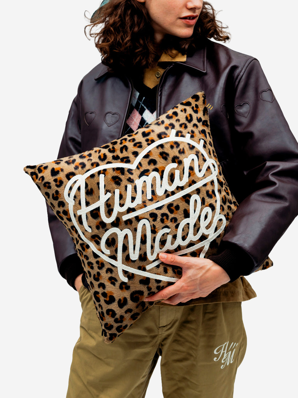 HUMAN MADE Cuscino leopardato Marrone Urbanstaroma