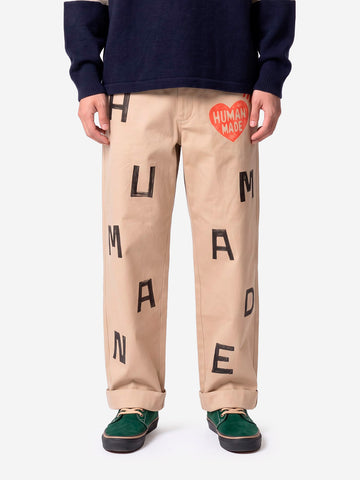 HUMAN MADE Pantaloni chino Beige