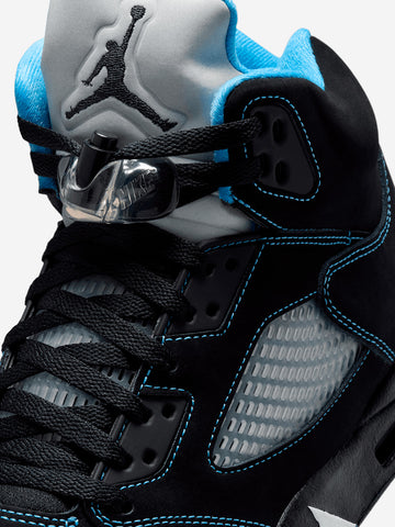 JORDAN Air Jordan 5 Retro 'Black Carolina' University Blue Nera blu