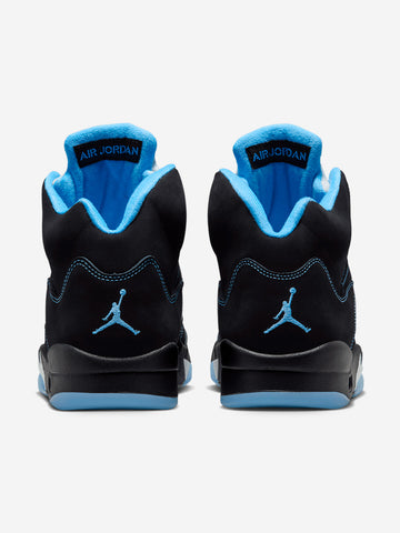 JORDAN Air Jordan 5 Retro 'Black Carolina' University Blue Nera blu