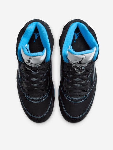 JORDAN Air Jordan 5 Retro 'Black Carolina' University Blue Nera blu