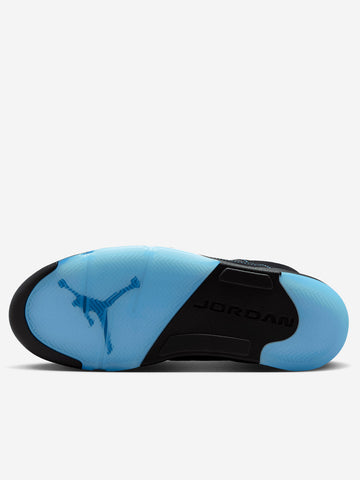 JORDAN Air Jordan 5 Retro 'Black Carolina' University Blue Nera blu