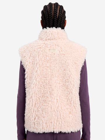 JORDAN W Jordan Flight Fleece Gilet bianco Panna