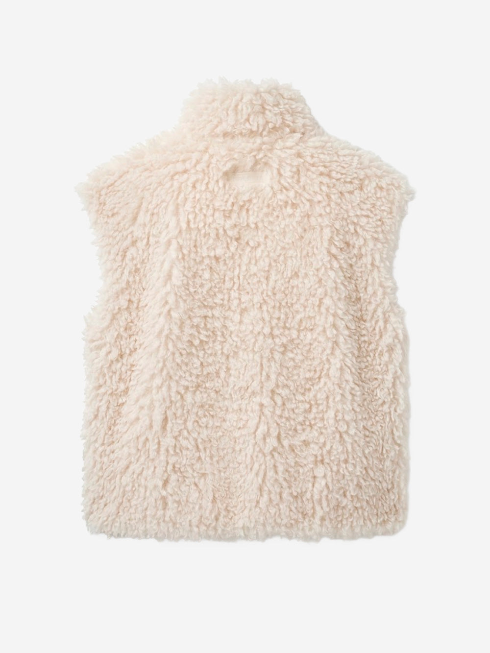 JORDAN W Jordan Flight Fleece Gilet bianco Panna Urbanstaroma