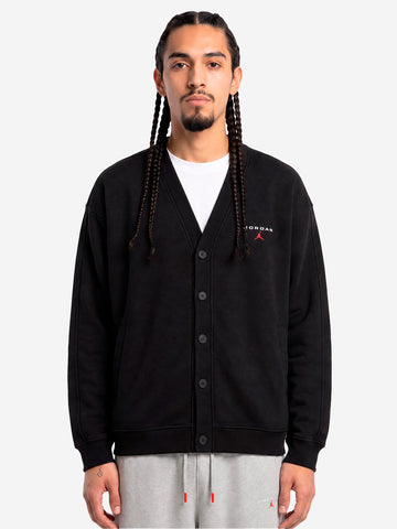 JORDAN Cardigan in cotone nero Nero
