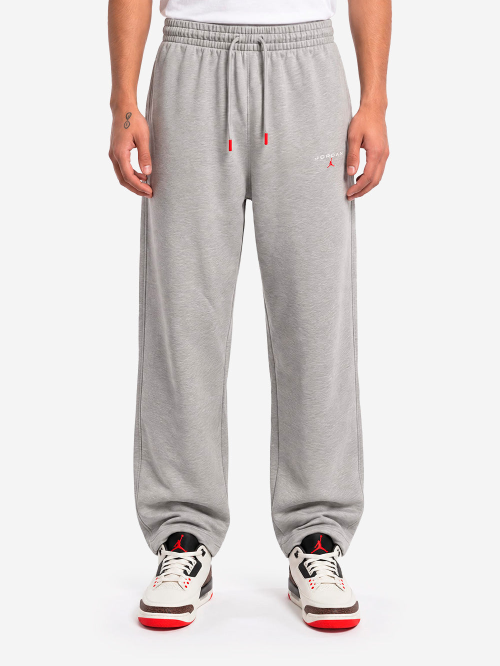 JORDAN Pantaloni French Terry grigi Grigio Urbanstaroma