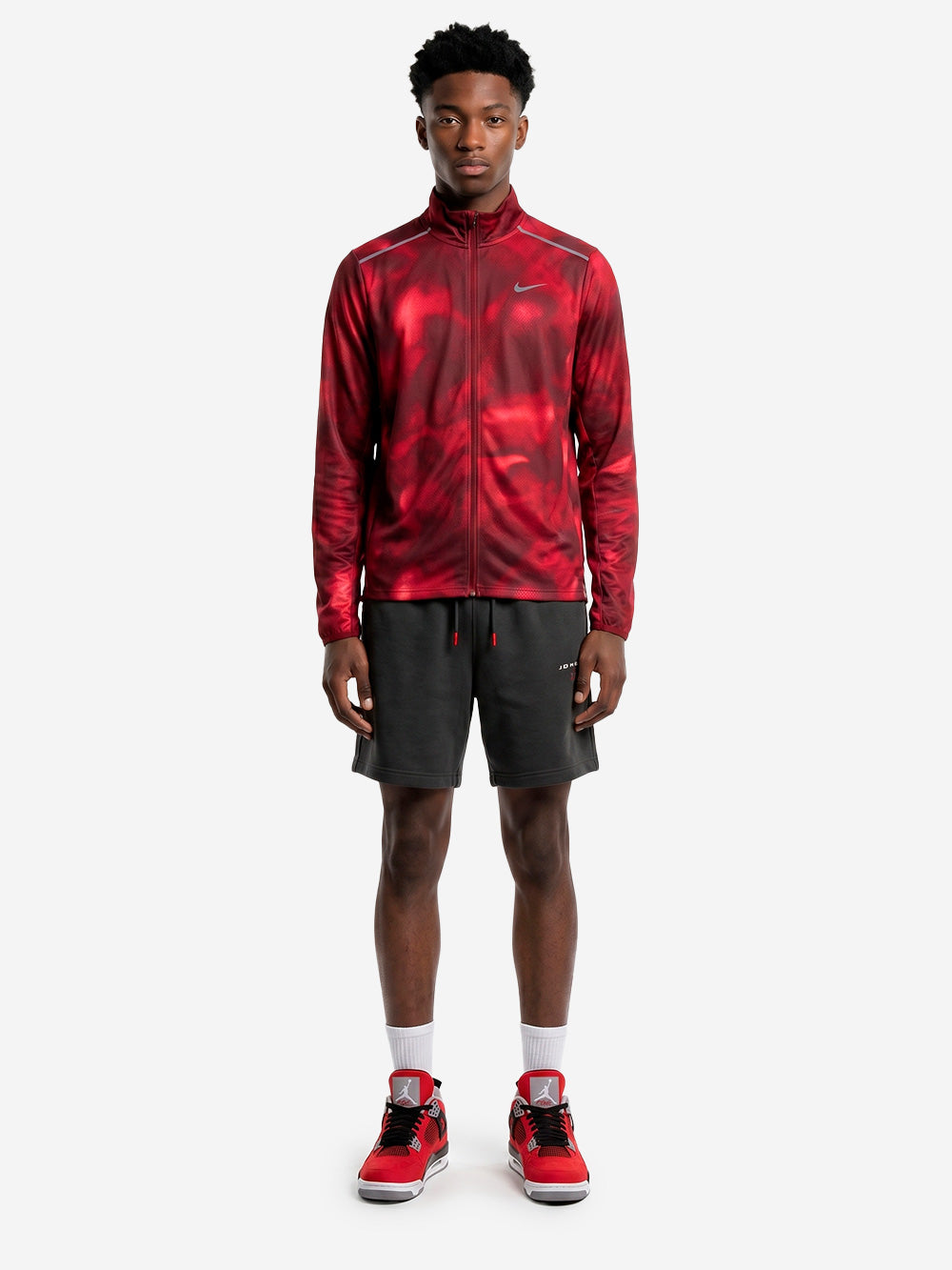 JORDAN Shorts 'Flight' in french terry Nero Urbanstaroma