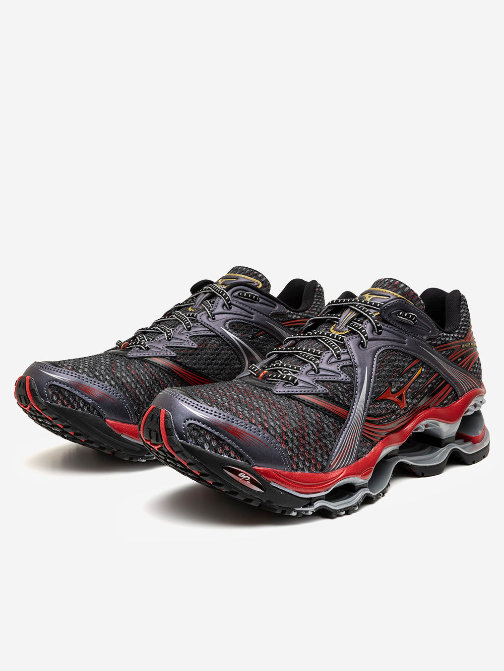 MIZUNO Wave Prophecy 1 'Harbor Mist Chinese Red' Nero rosso Urbanstaroma