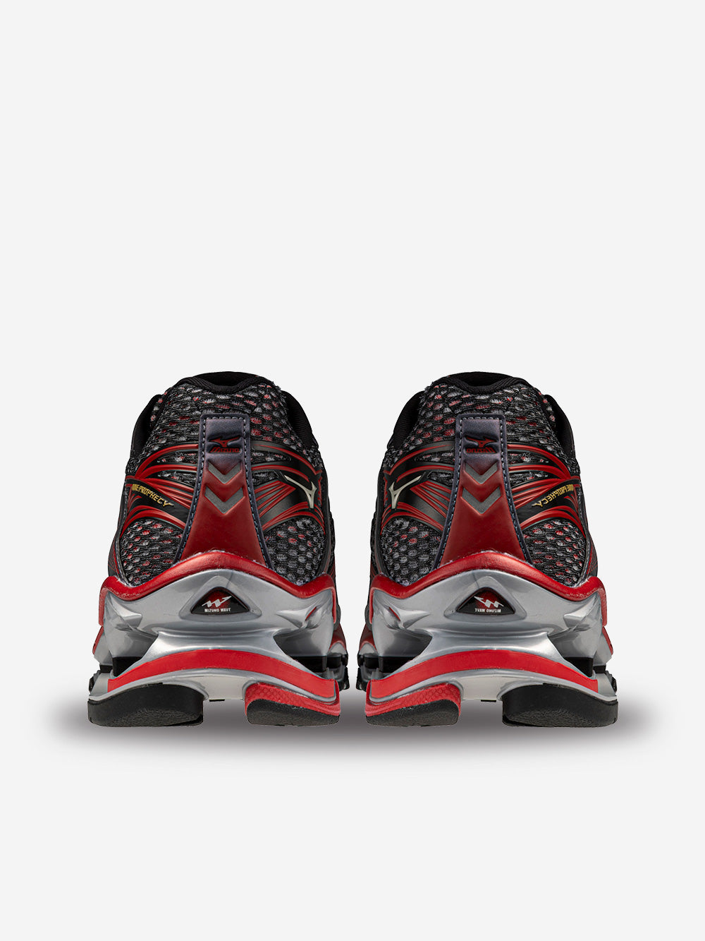 MIZUNO Wave Prophecy 1 'Harbor Mist Chinese Red' Nero rosso Urbanstaroma