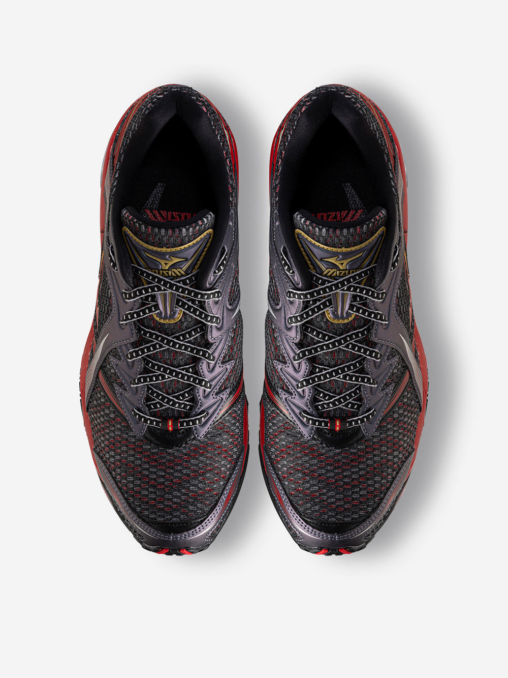 MIZUNO Wave Prophecy 1 'Harbor Mist Chinese Red' Nero rosso Urbanstaroma