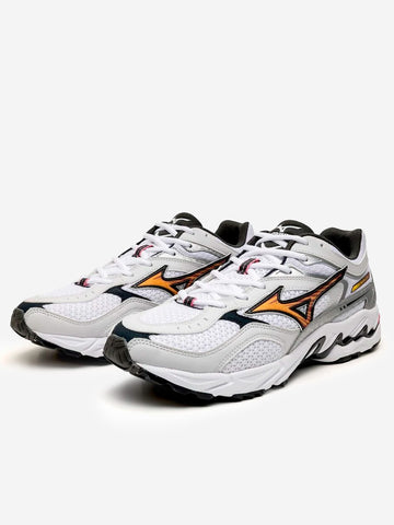 MIZUNO Wave Mustang LS White Gold Silver Multicolor