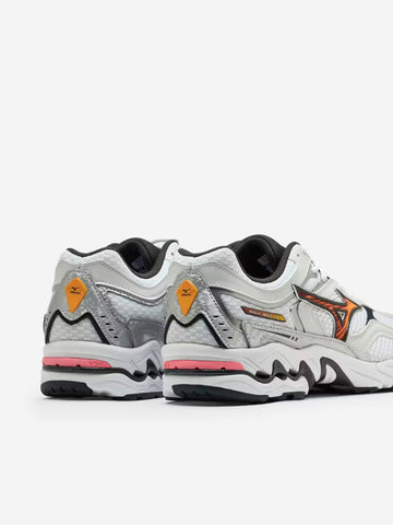 MIZUNO Wave Mustang LS White Gold Silver Multicolor