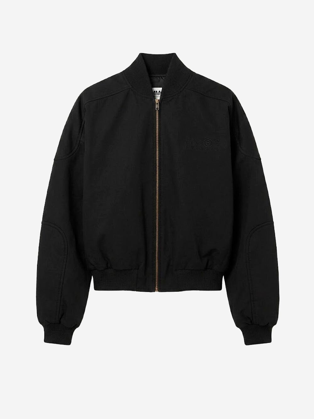 MM6 MAISON MARGIELA Giacca Bomber Oversized in Twill di Cotone nero Nero Urbanstaroma