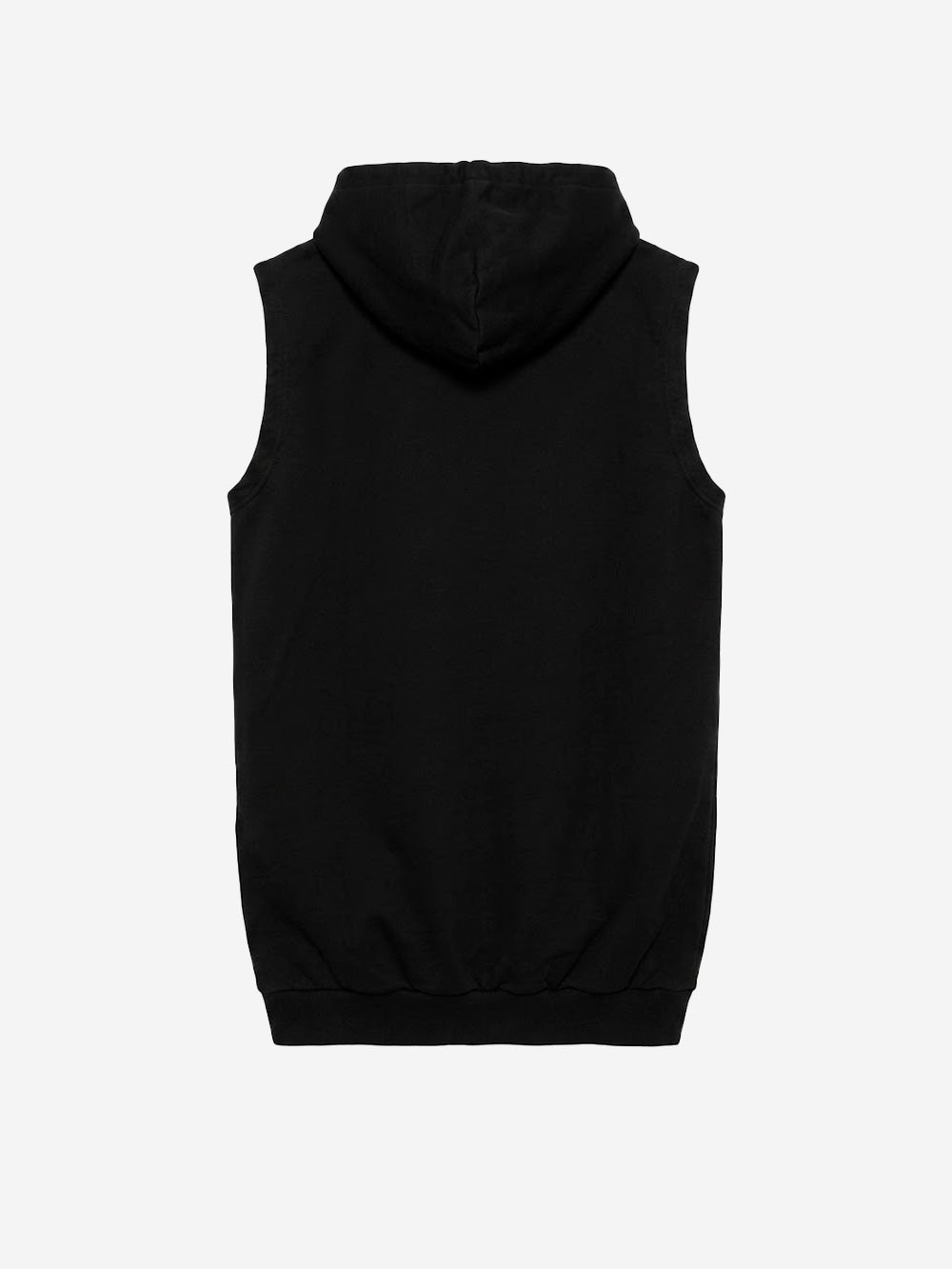 MM6 MAISON MARGIELA Giacca hooded nera senza maniche Nero Urbanstaroma