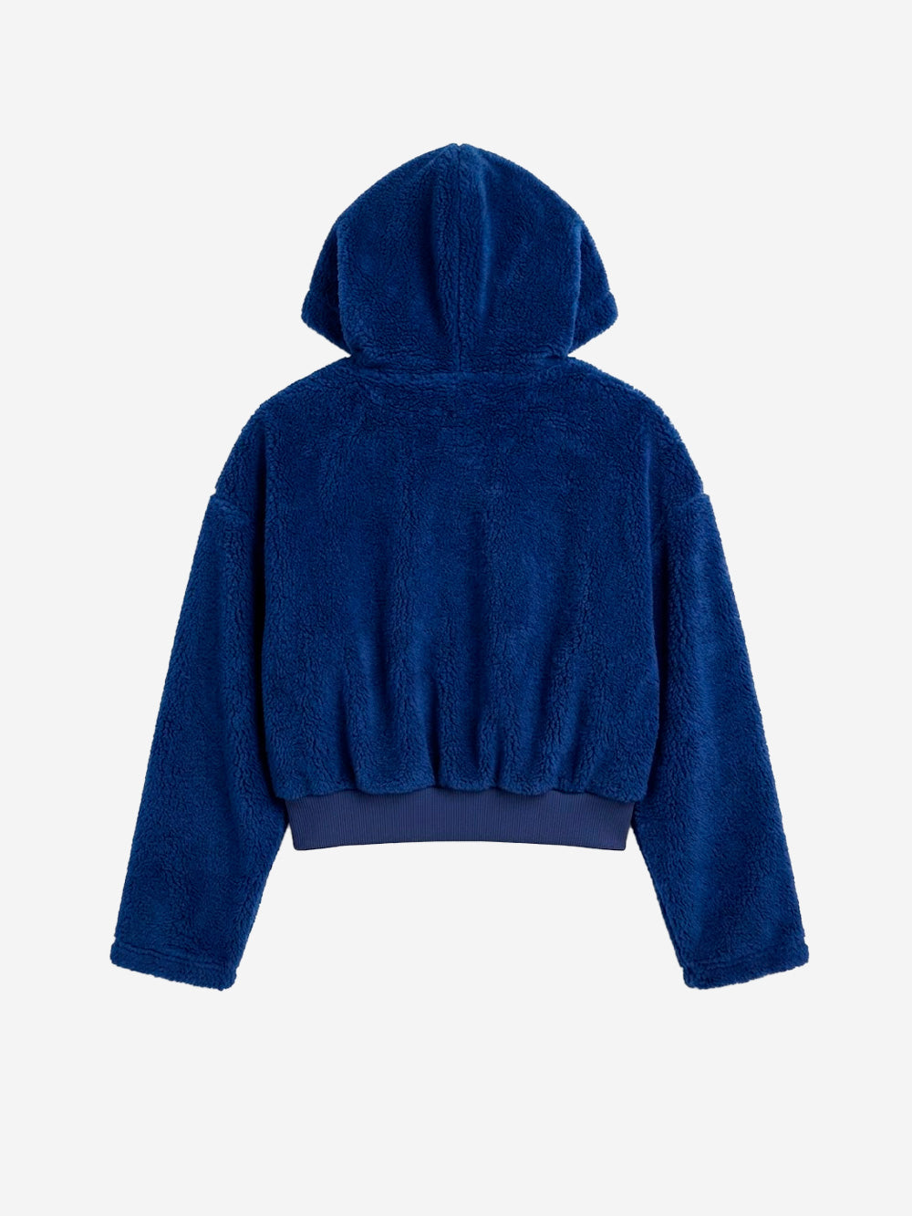 MM6 MAISON MARGIELA Giacca con cappuccio e zip in pile fleece blu blu Urbanstaroma