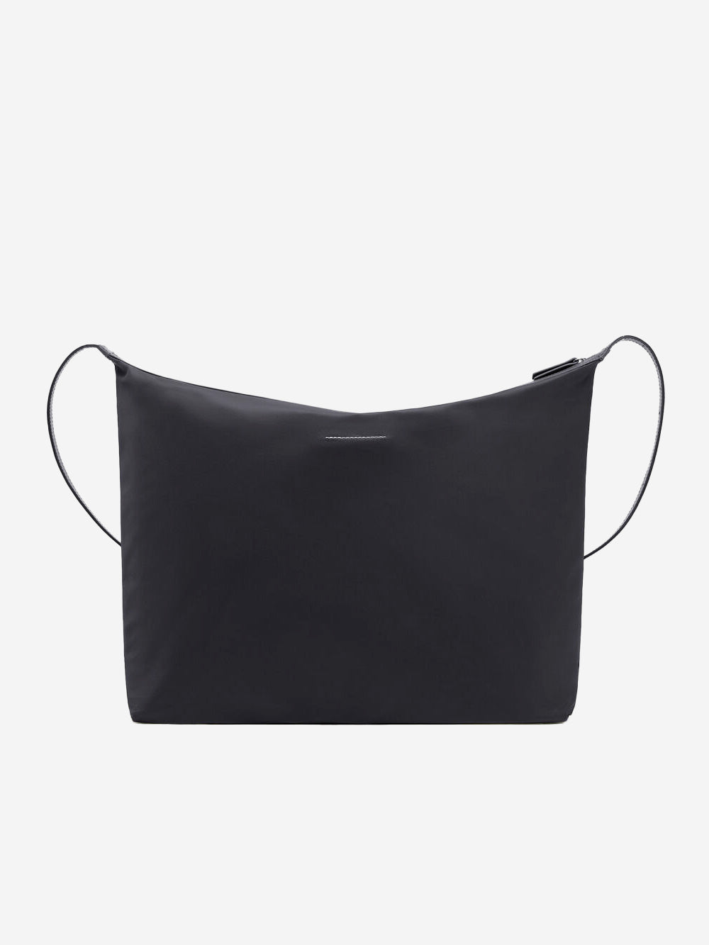 MM6 MAISON MARGIELA Borsa a Tracolla in Twill di Nylon Nero con patch Numeric Nero Urbanstaroma