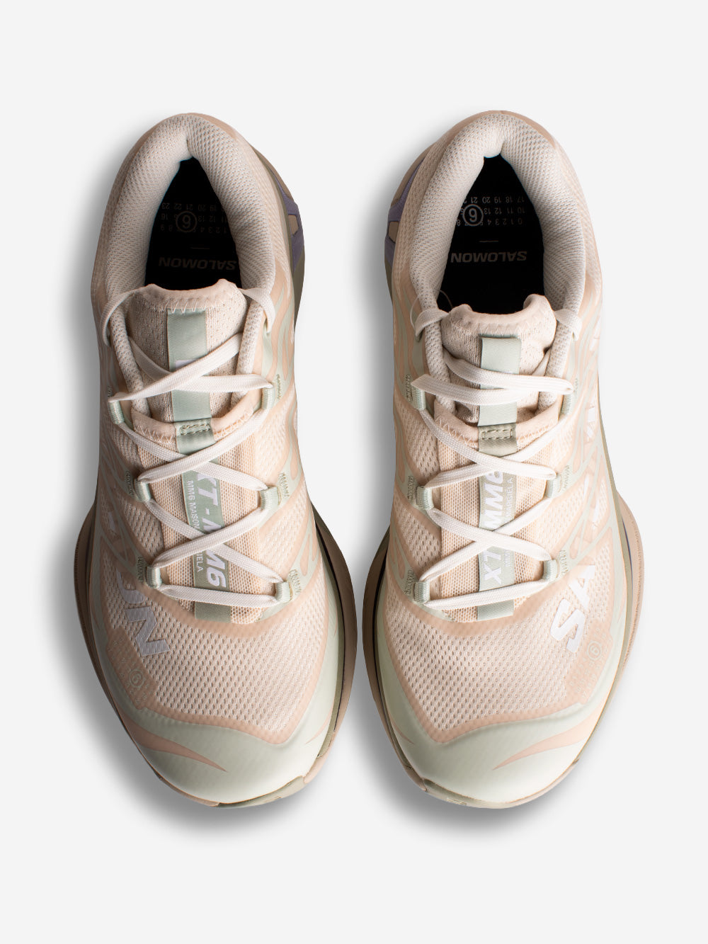 MM6 MAISON MARGIELA x Salomon XT-6 'Tapioca-Sea Foam- Violet Tulip' Avana verde Urbanstaroma