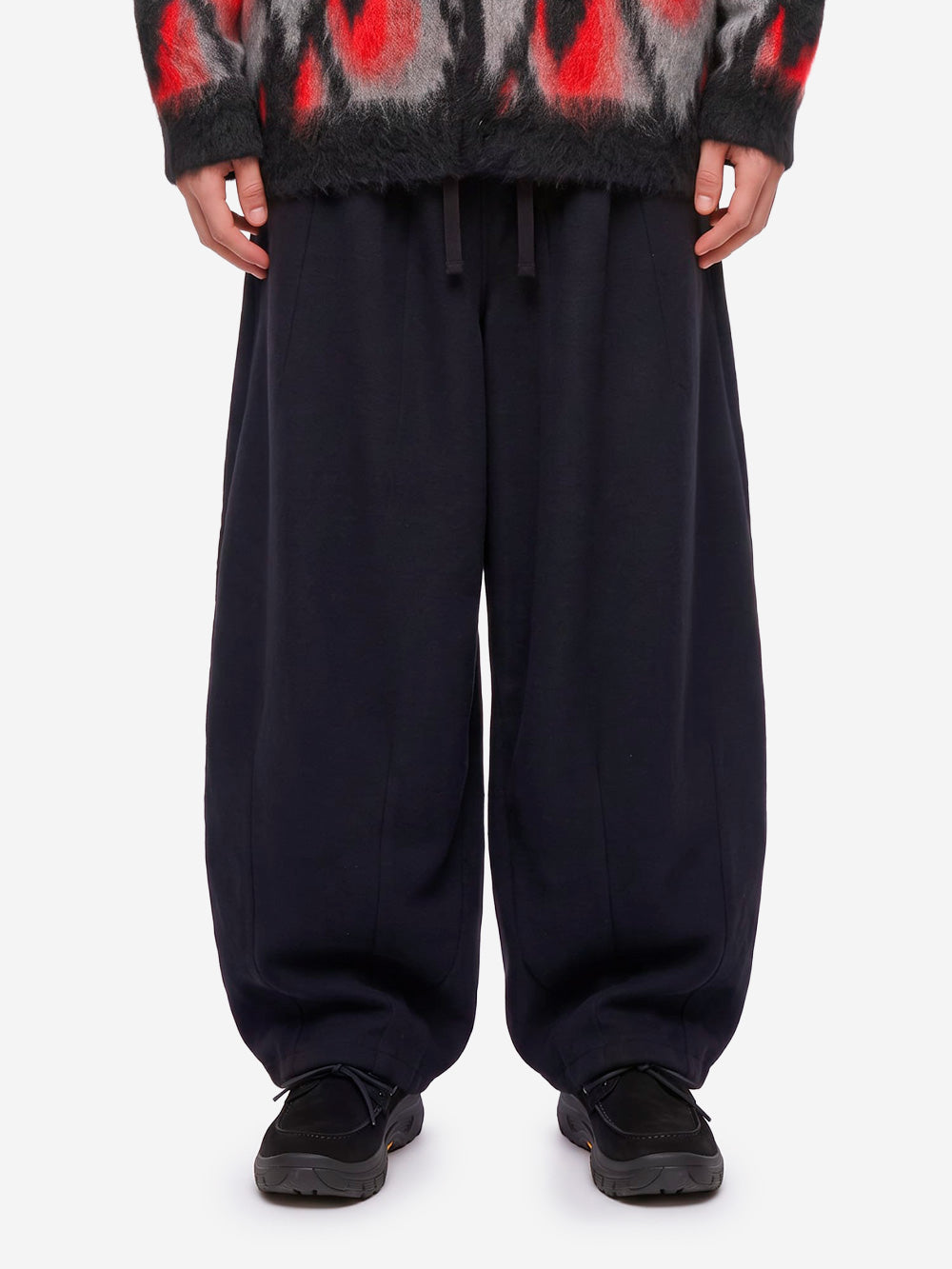 NEEDLES Pantaloni H.D. in lana termoretraibile Navy Blu scuro Urbanstaroma