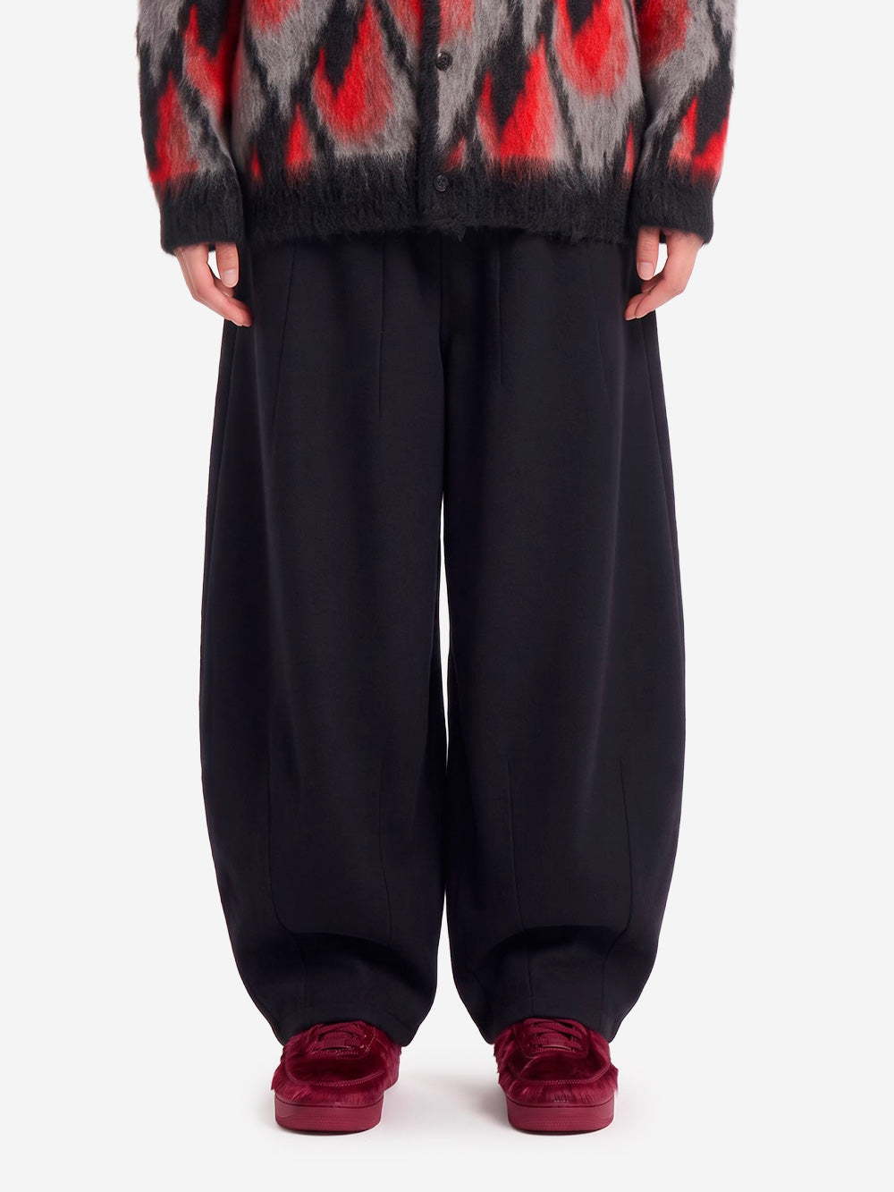 NEEDLES Pantaloni H.D. in lana termoretraibile Navy Blu scuro Urbanstaroma