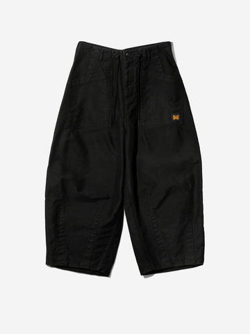 NEEDLES H.D. Pantaloni Utility Moleskin neri Nero