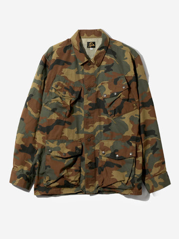 NEEDLES Jungle Fatigue giacca camouflage in Ripstop Comouflage