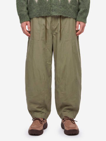 NEEDLES H.D. Pantaloni Fatigue verde militare Verde militare