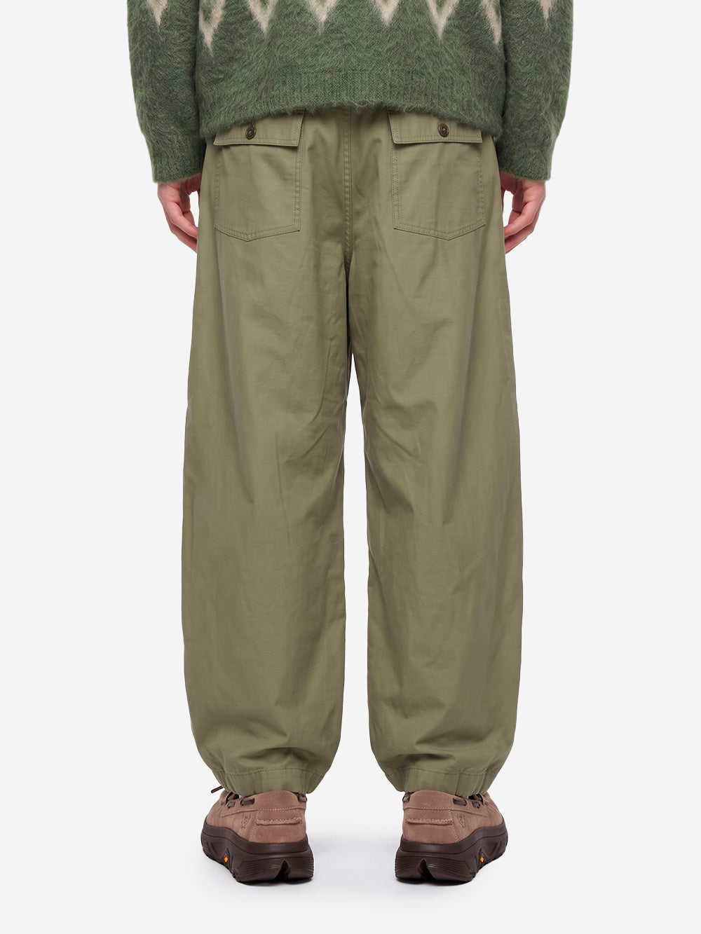 NEEDLES H.D. Pantaloni Fatigue verde militare Verde militare Urbanstaroma