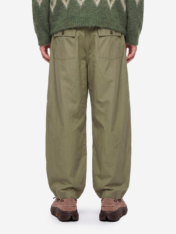 NEEDLES H.D. Pantaloni Fatigue verde militare Verde militare