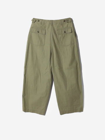 NEEDLES H.D. Pantaloni Fatigue verde militare Verde militare