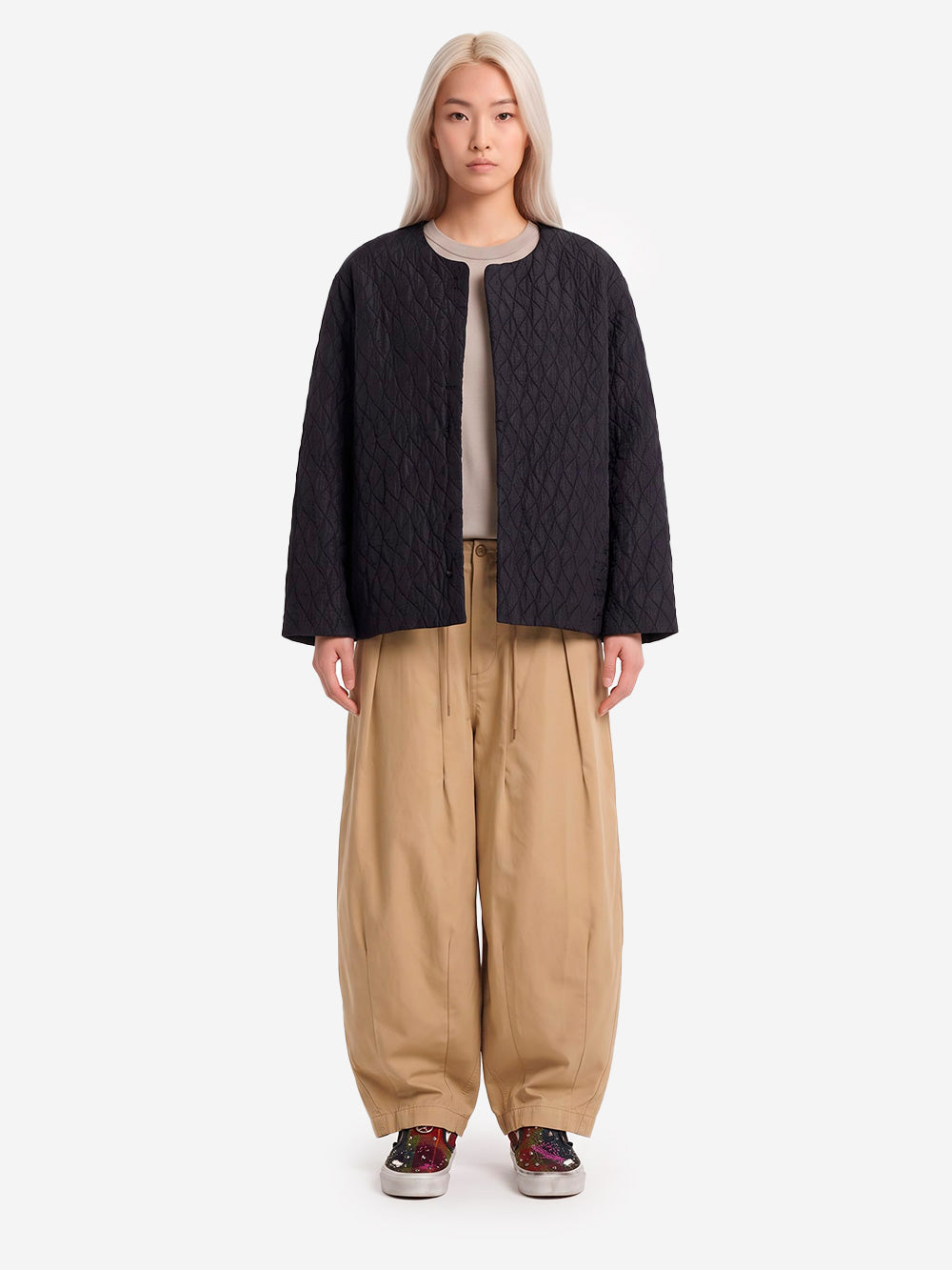 NEEDLES H.D. Pantaloni Military beige Beige Urbanstaroma