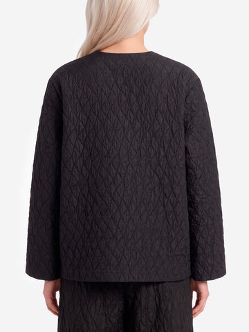 NEEDLES Snap Cardigan Fringe Jacquard Nero