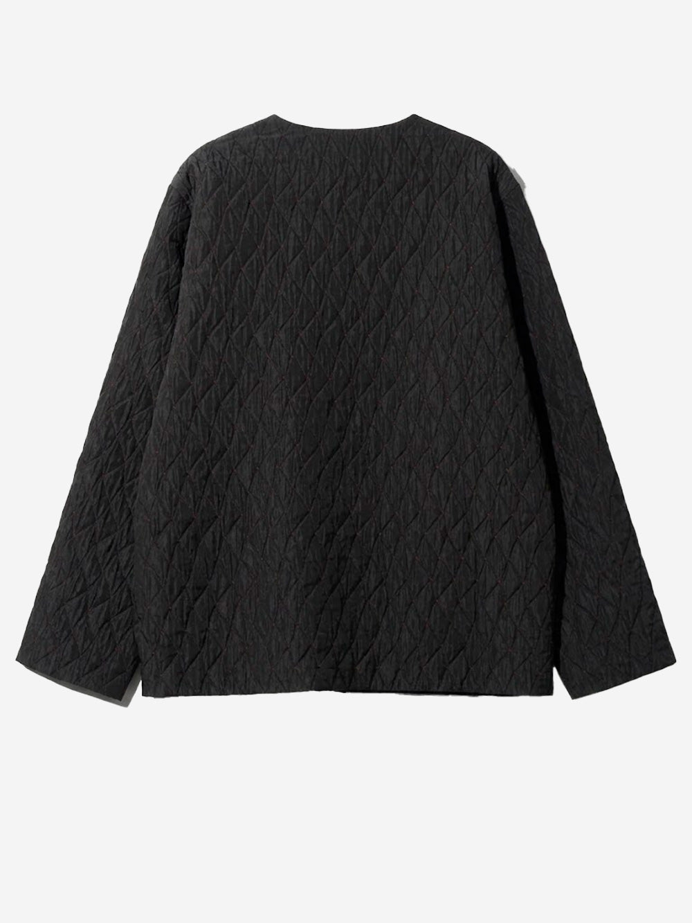 NEEDLES Snap Cardigan Fringe Jacquard Nero Urbanstaroma