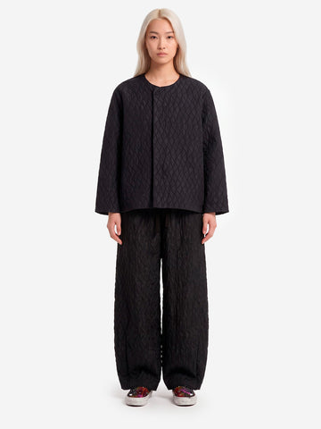 NEEDLES H.D. Pantaloni Fringe Jacquard Nero