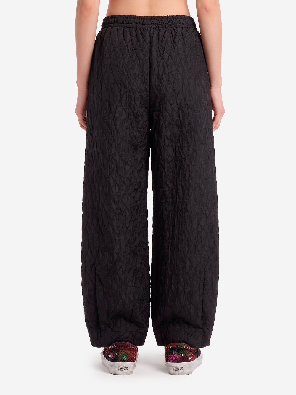NEEDLES H.D. Pantaloni Fringe Jacquard Nero Urbanstaroma