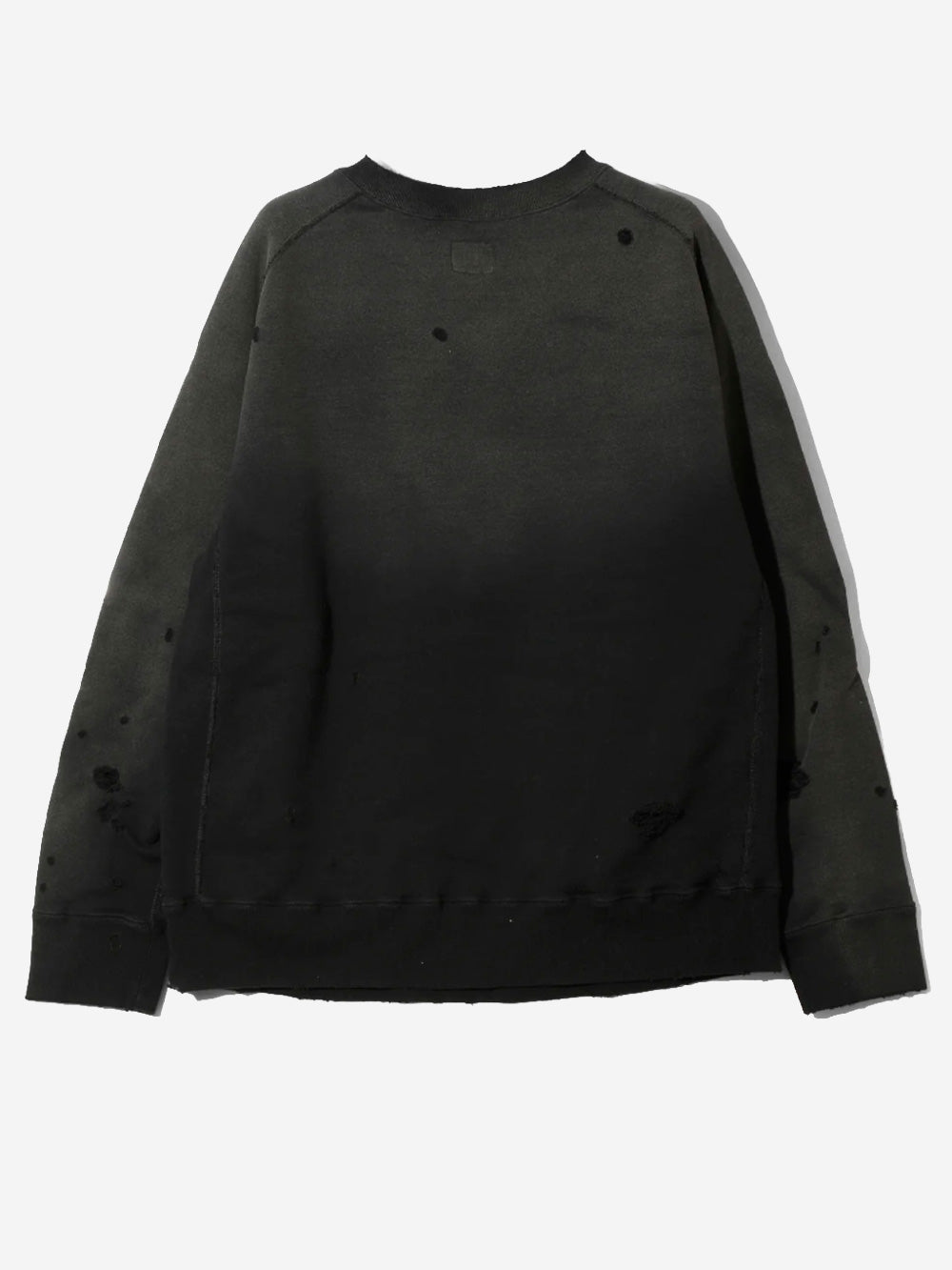 NEEDLES Felpa a girocollo Deconstructed Nera Nero Urbanstaroma