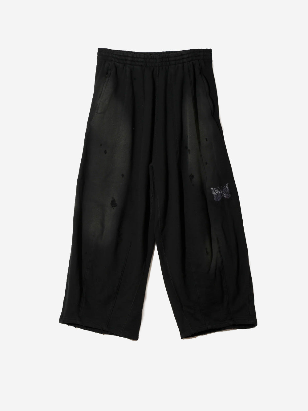 NEEDLES Pantaloni H.D. Deconstructed neri Nero Urbanstaroma