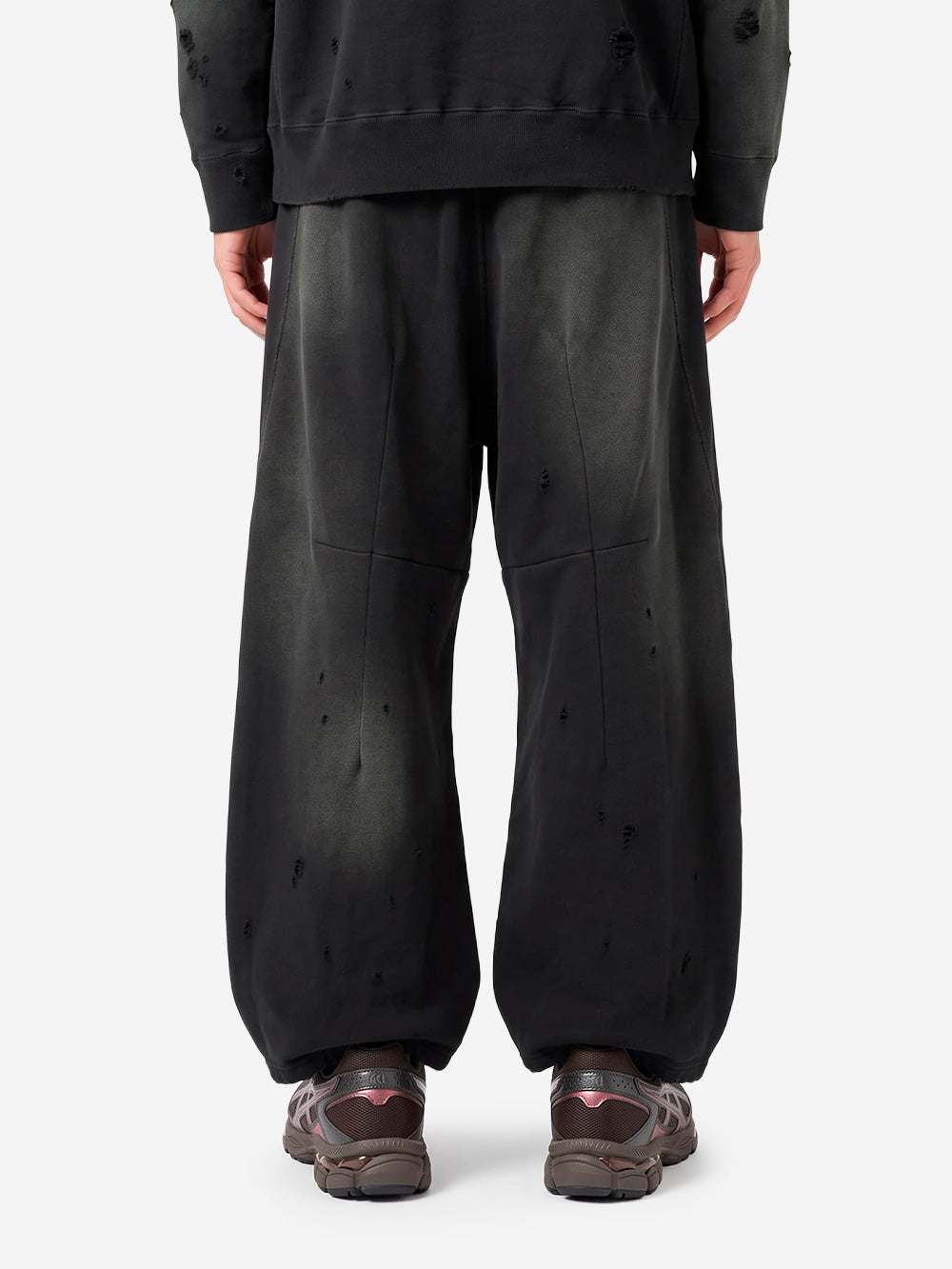 NEEDLES Pantaloni H.D. Deconstructed neri Nero Urbanstaroma