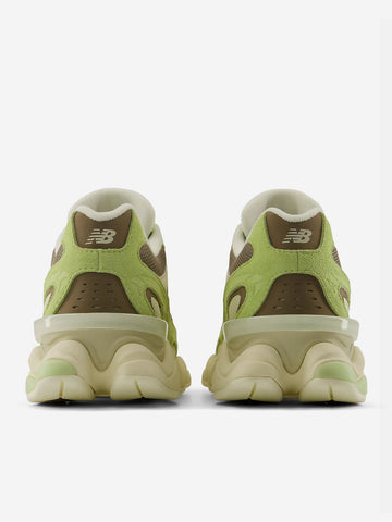 NEW BALANCE 9060 'Dry Lime Thunder Brown' verde