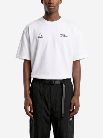 NIKE ACG ACG T-Shirt bianca'Racing Department' Bianco