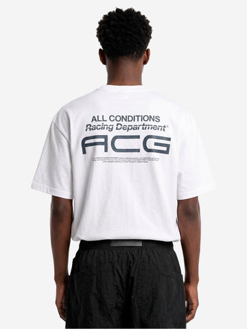 NIKE ACG ACG T-Shirt bianca'Racing Department' Bianco