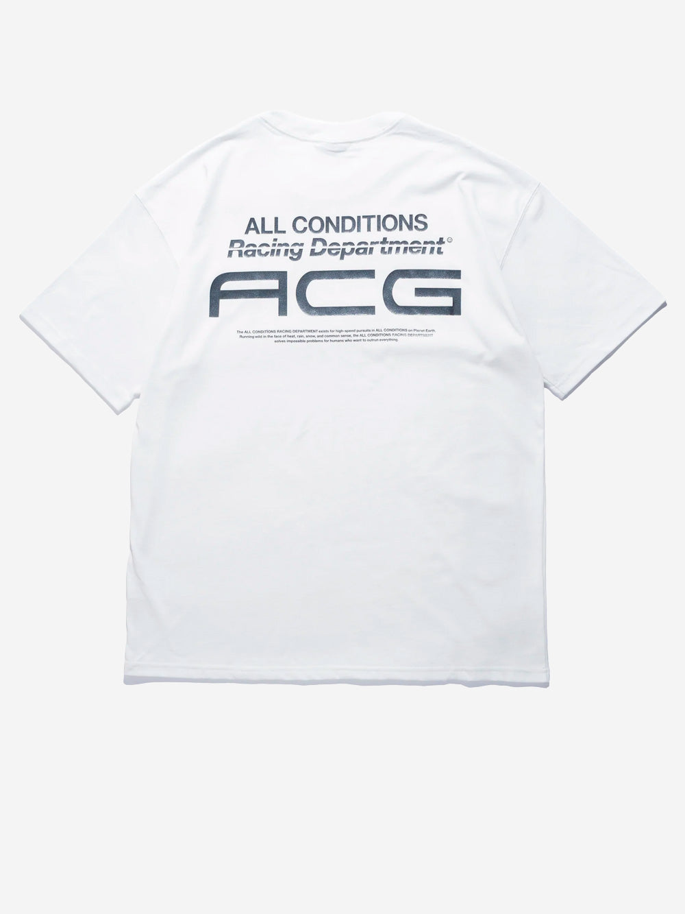 NIKE ACG ACG T-Shirt bianca'Racing Department' Bianco Urbanstaroma