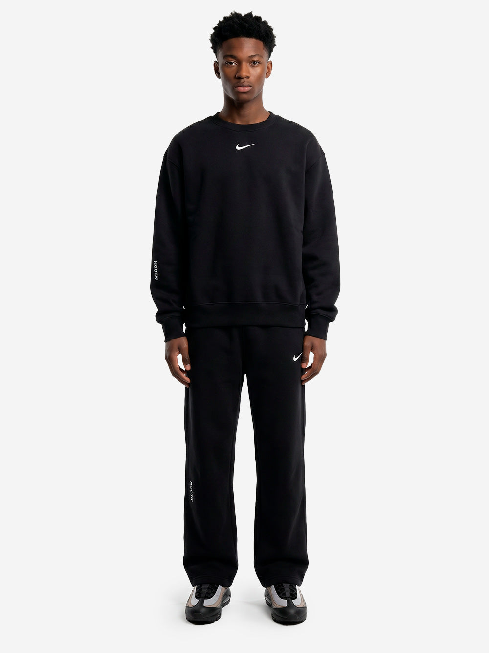 NIKE x Drake NOCTA Felpa girocollo fleece nera Nero Urbanstaroma