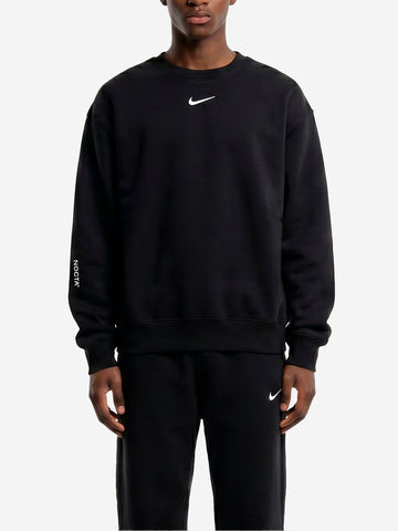 NIKE x Drake NOCTA Felpa girocollo fleece nera Nero