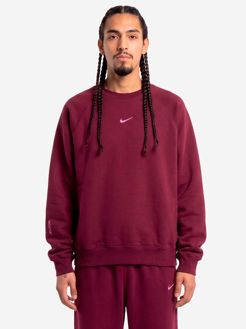 NIKE x Drake NOCTA Felpa girocollo Fleece bordeaux Bordeaux Urbanstaroma