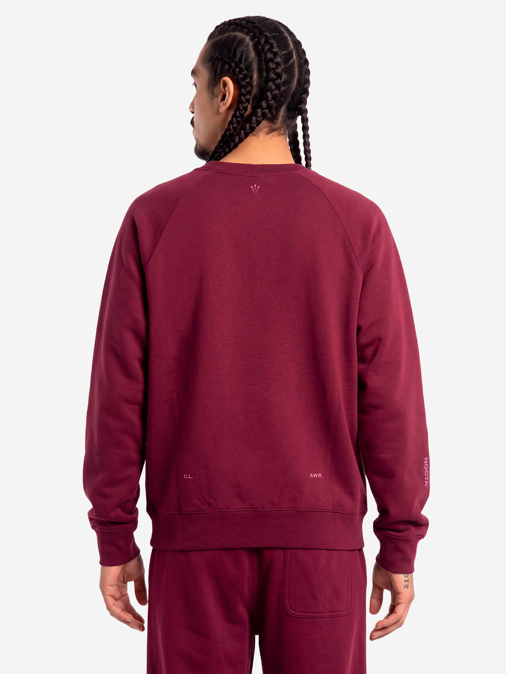 NIKE x Drake NOCTA Felpa girocollo Fleece bordeaux Bordeaux Urbanstaroma