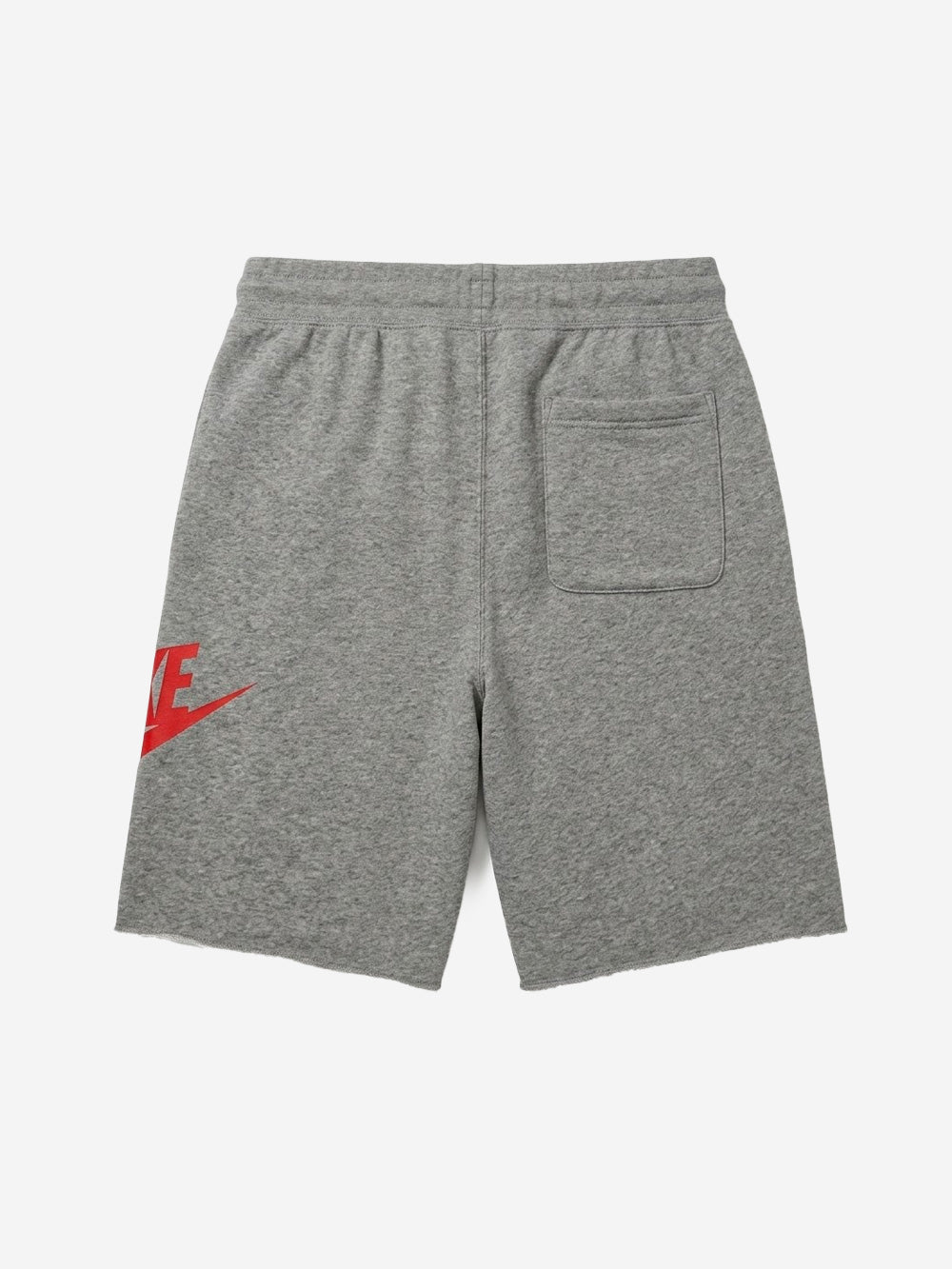 NIKE Shorts grigi in French Terry con Swoosh rosso Grigio melange Urbanstaroma